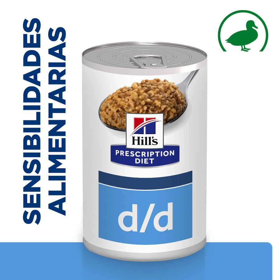 Hill’s Prescription Diet Food Sensitivities d/d Pato lata para cães, , large image number null